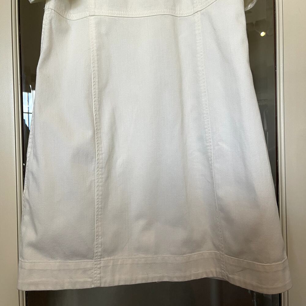 FRAME Gillian Dress Ecru Puff Shoulder Off White Size XS Mini Chic Cute Sexy - Picture 13 of 16